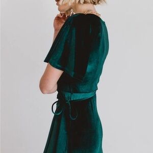 Baltic Born Meghan Velvet Wrap Maxi Dress